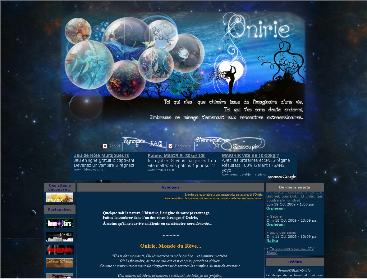 Détails : Onirie